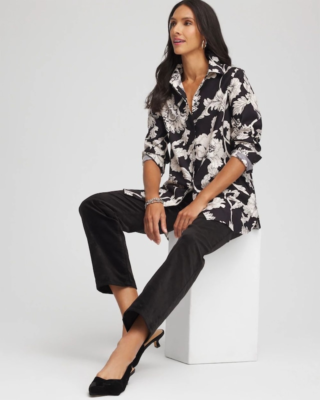 No Iron Bryne Bloom Stretch Tunic - image 2